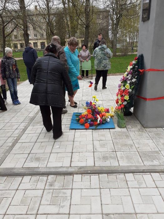 Митинг в д. Дубишно у обелиска героям односельчанам